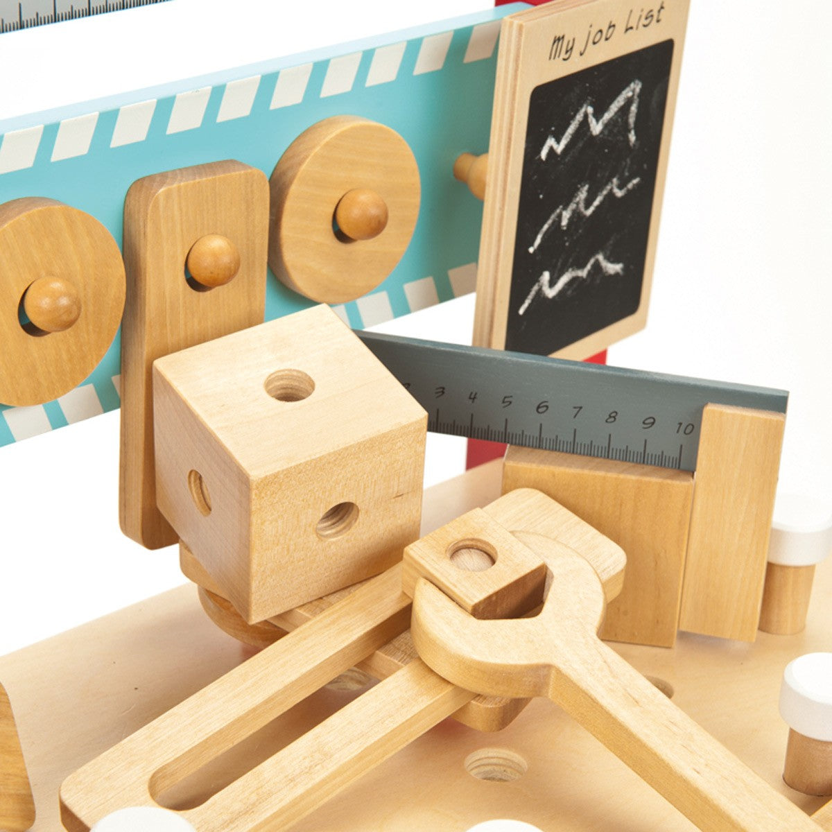 Indigo Jamm Little Carpenters Workbench Wooden Toy Workbench with Tools & Accessories