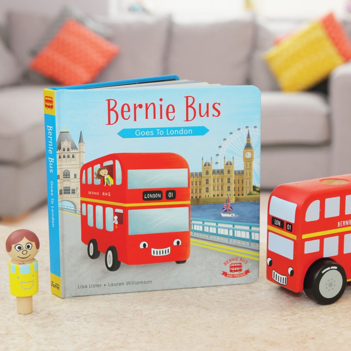 Indigo Jamm Bernie the Bus Goes to London Adventure Storybook for Kids