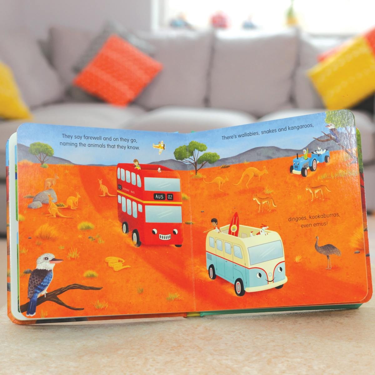 Indigo Jamm Bernie Bus Adventure Goes to Australia Storybook for Kids