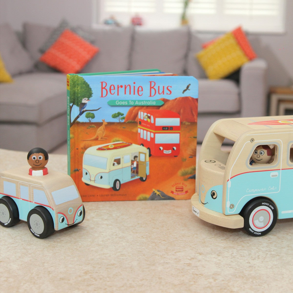 Indigo Jamm Bernie Bus Adventure Goes to Australia Storybook for Kids