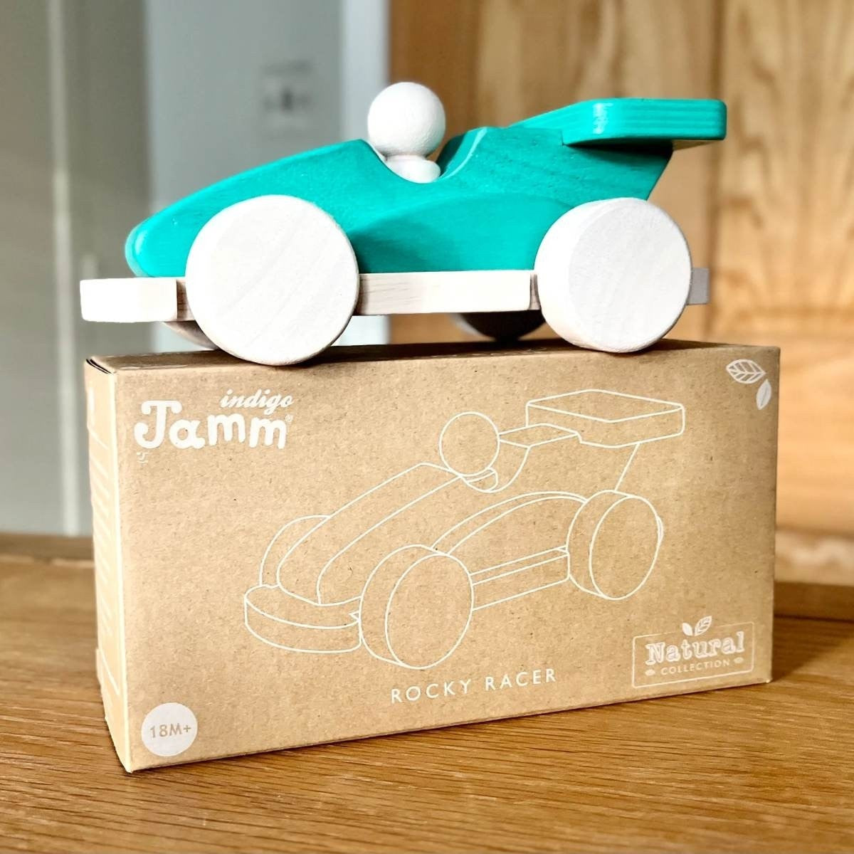 Indigo Jamm Rocky Racer Wooden Ride On Toy for Toddlers