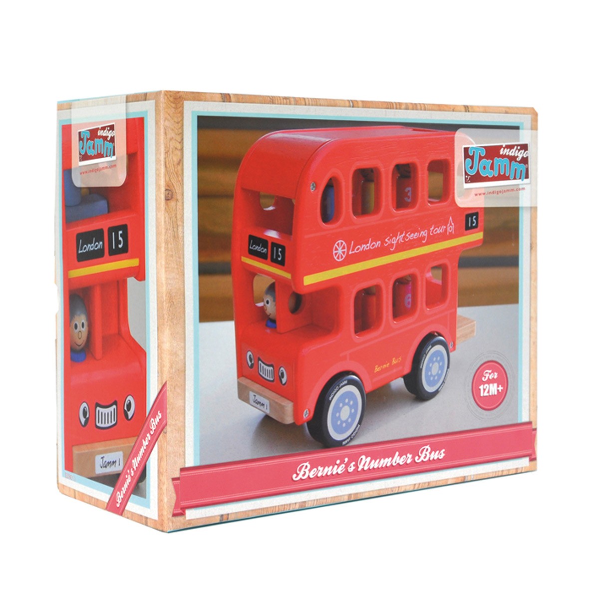 Indigo Jamm Bernie’s Educational Counting Number Bus for Toddlers