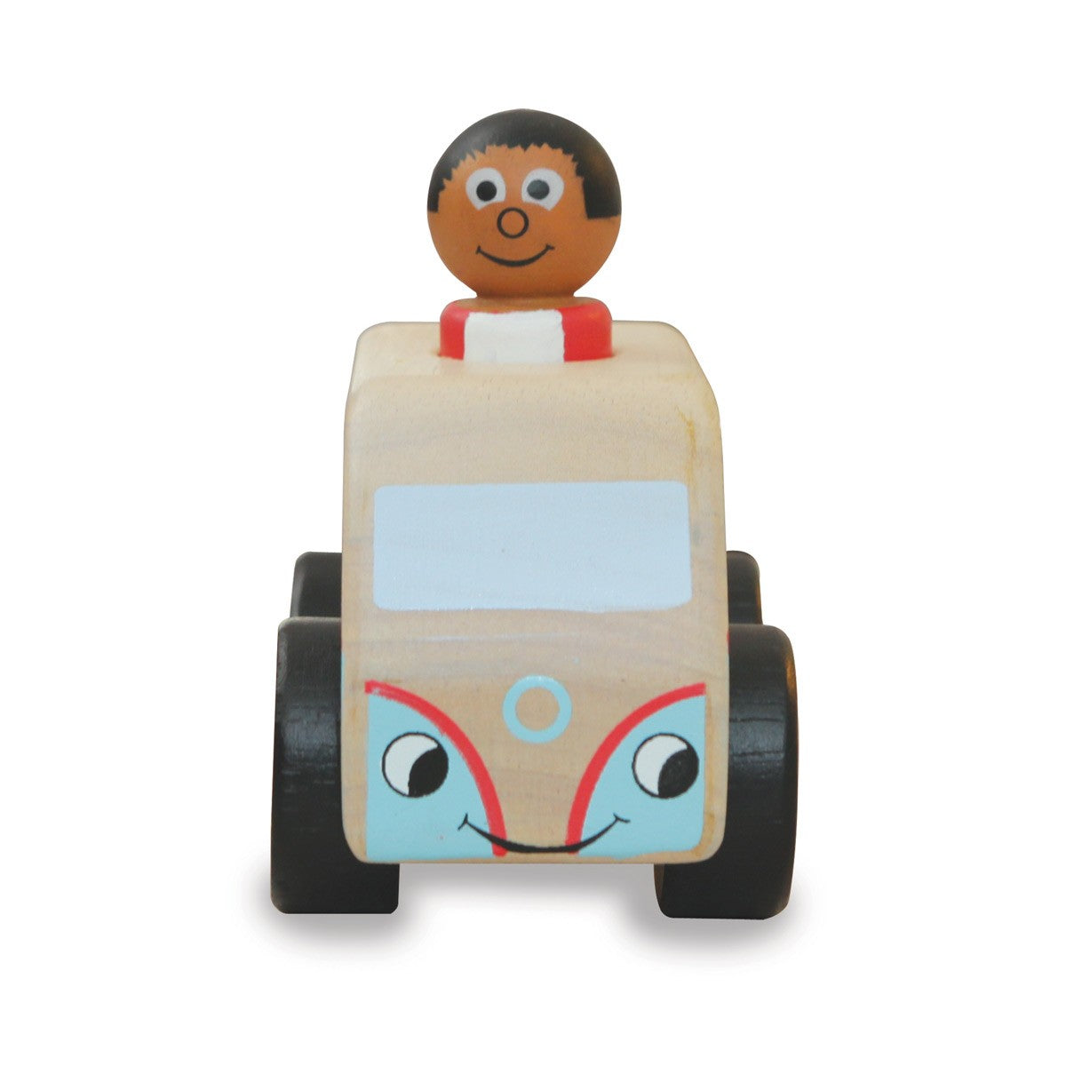 Indigo Jamm Mini Colin Wooden Campervan Pretend Play Vehicle Toy for Kids