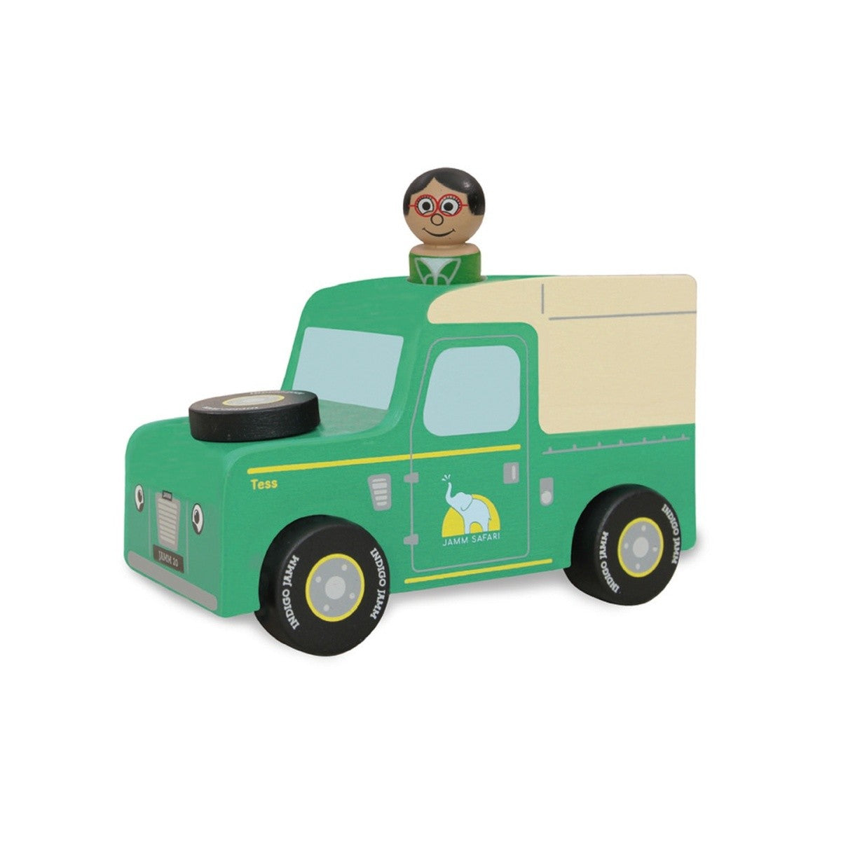 Indigo Jamm Mini Safari Tess Animal Adventure Toy for Toddlers and Kids
