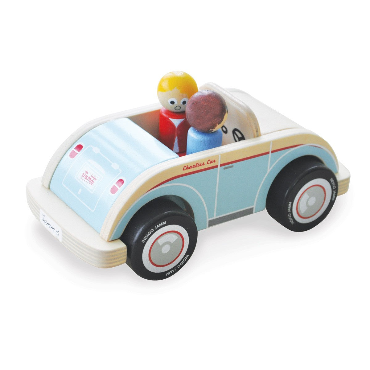 Indigo Jamm Charlie’s Wooden Car Vehicle Toy for Kids