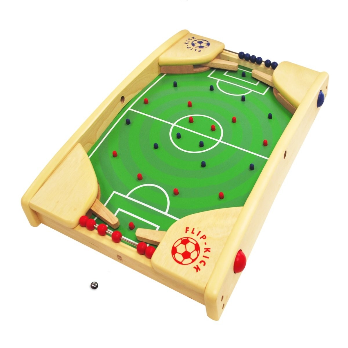 I'm Toy Flip Kick Wooden Football Table for Kids