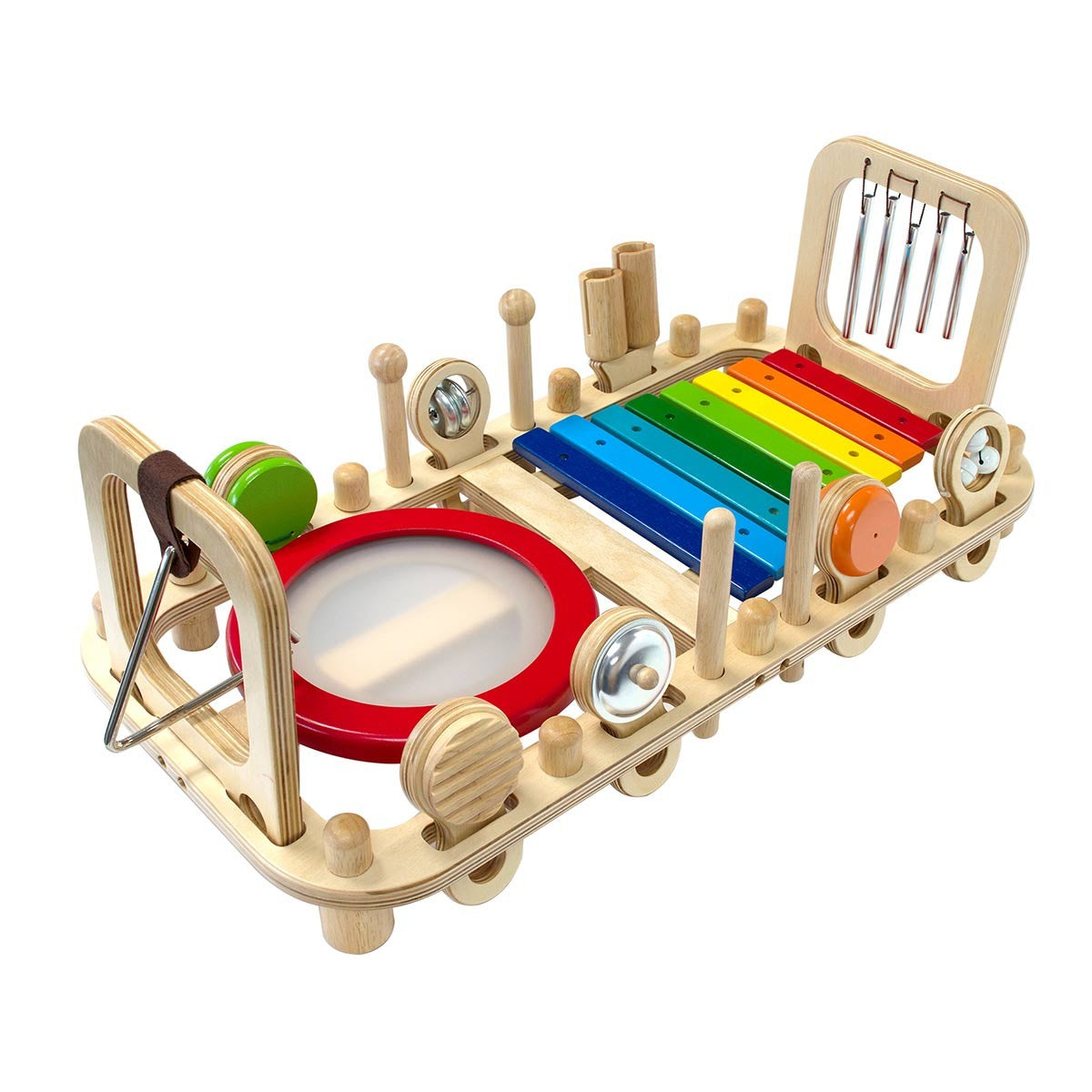 I'm Toy Melody Mix Wall-Mounted Musical Wooden Bench for Kids