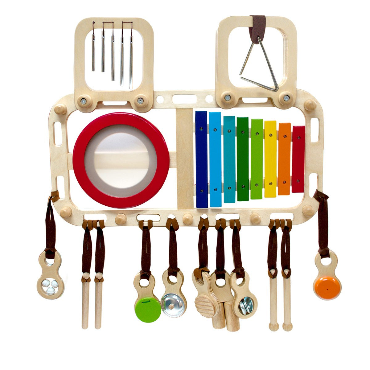 I'm Toy Melody Mix Wall-Mounted Musical Wooden Bench for Kids