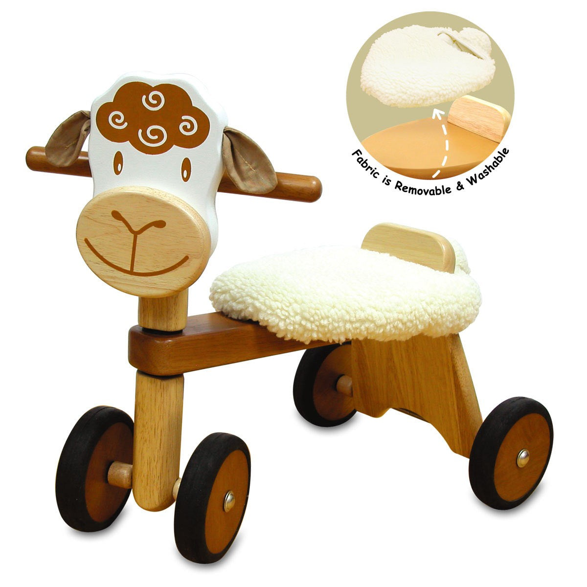 I'm Toy Paddie Rider Lambie Soft Ride On Lamb Toy for Toddlers and Kids