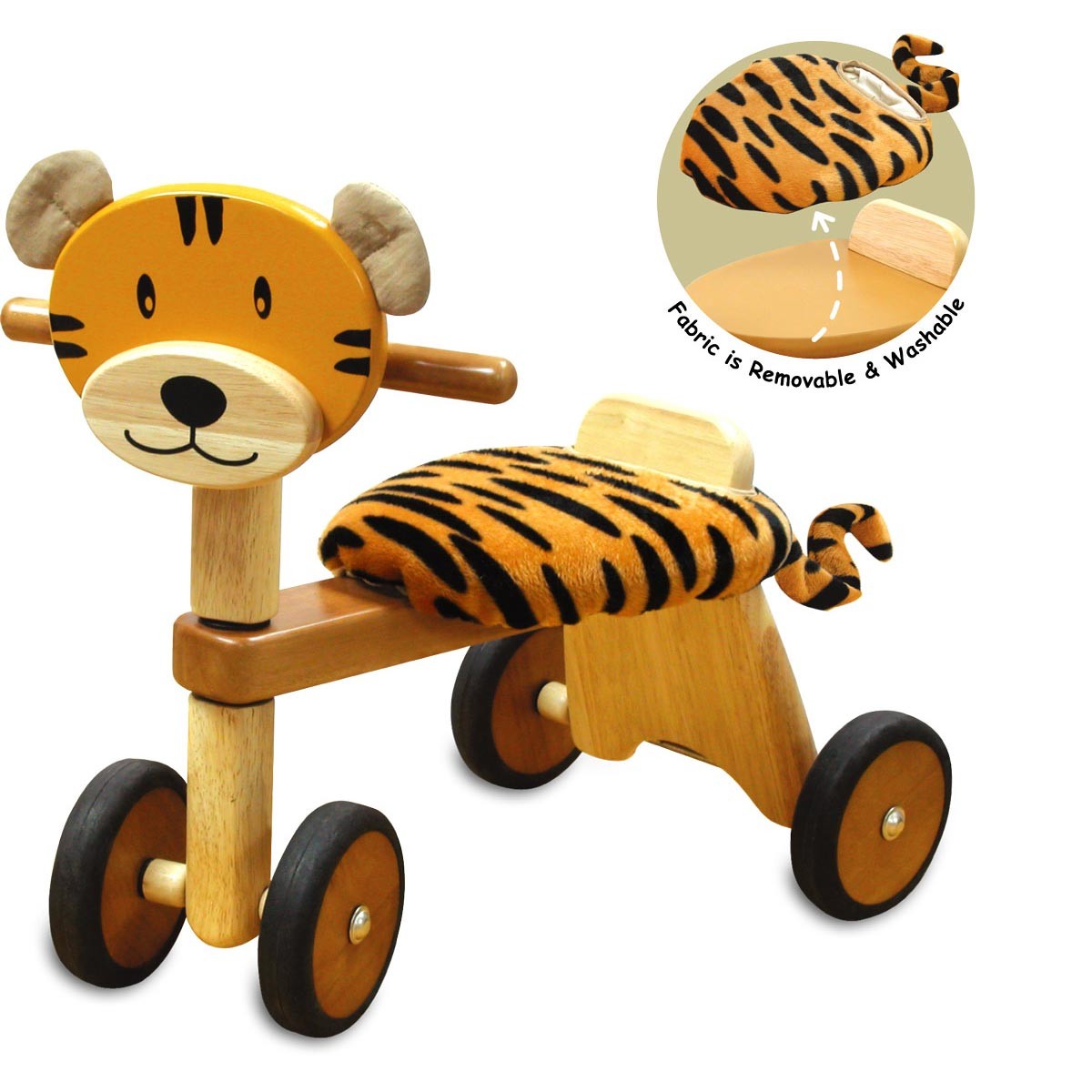 I'm Toy Paddie Rider Tiger Animal Ride On for Toddlers