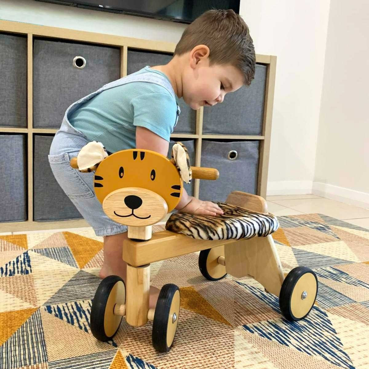 I'm Toy Paddie Rider Tiger Animal Ride On for Toddlers