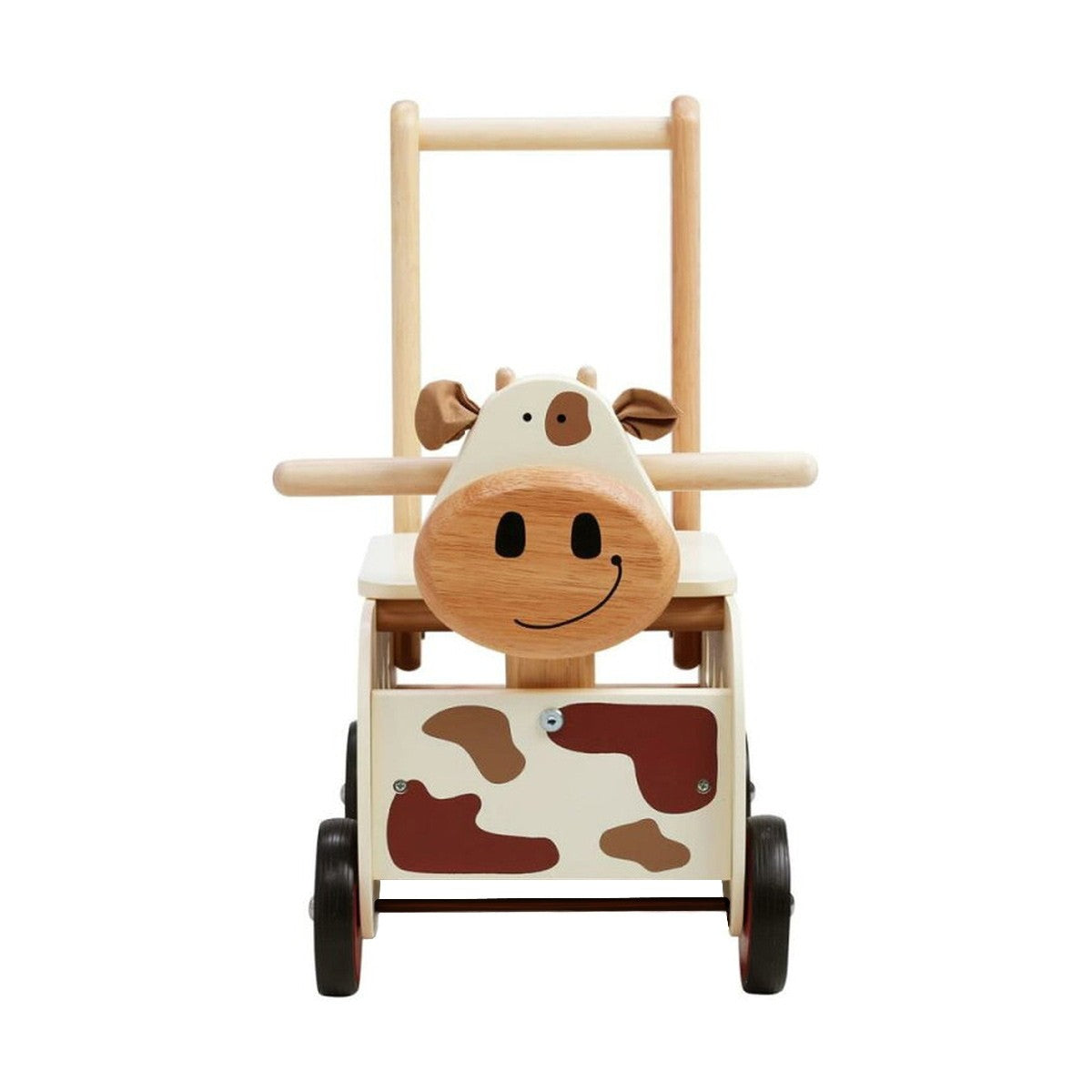 I'm Toy Wooden Walk and Ride Cow Sorter 2 in 1 Activity Toy for Toddlers