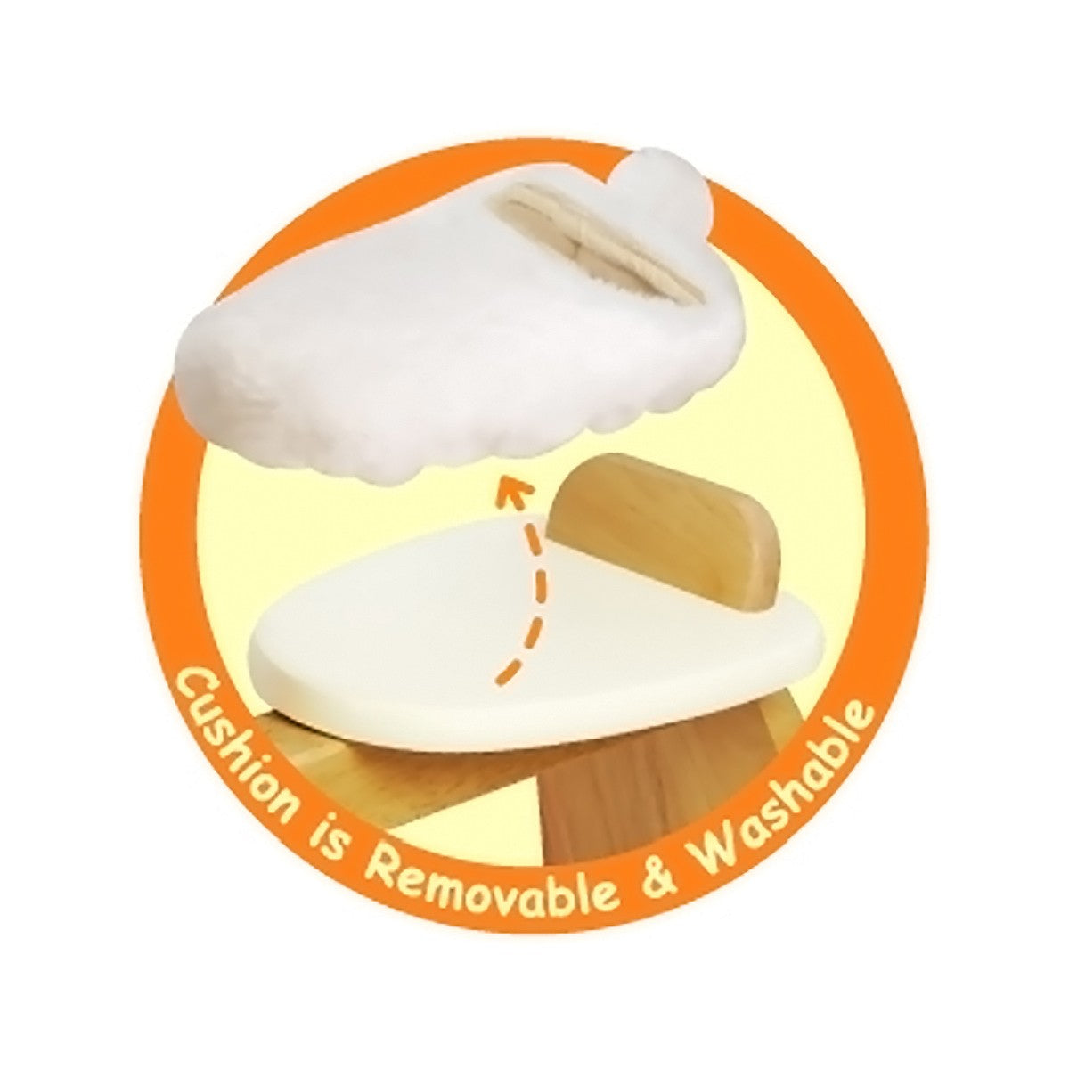 I'm Toy Paddie Rider Bunny Wooden Ride On for Toddlers