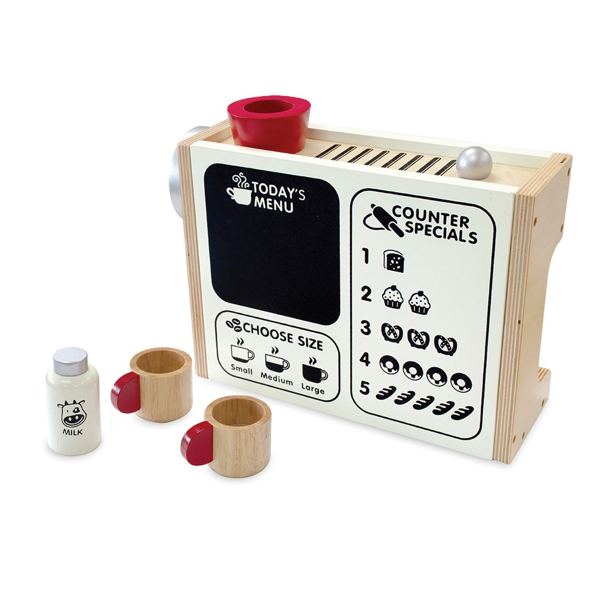 I'm Toy Barista Kitchen Coffee Maker Pretend Play for Toddlers