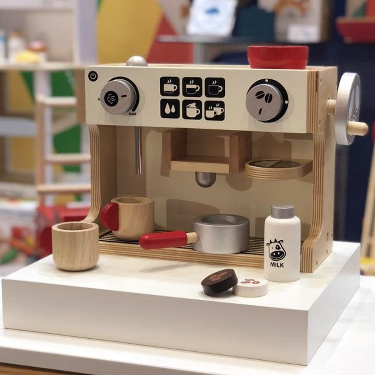 I'm Toy Barista Kitchen Coffee Maker Pretend Play for Toddlers