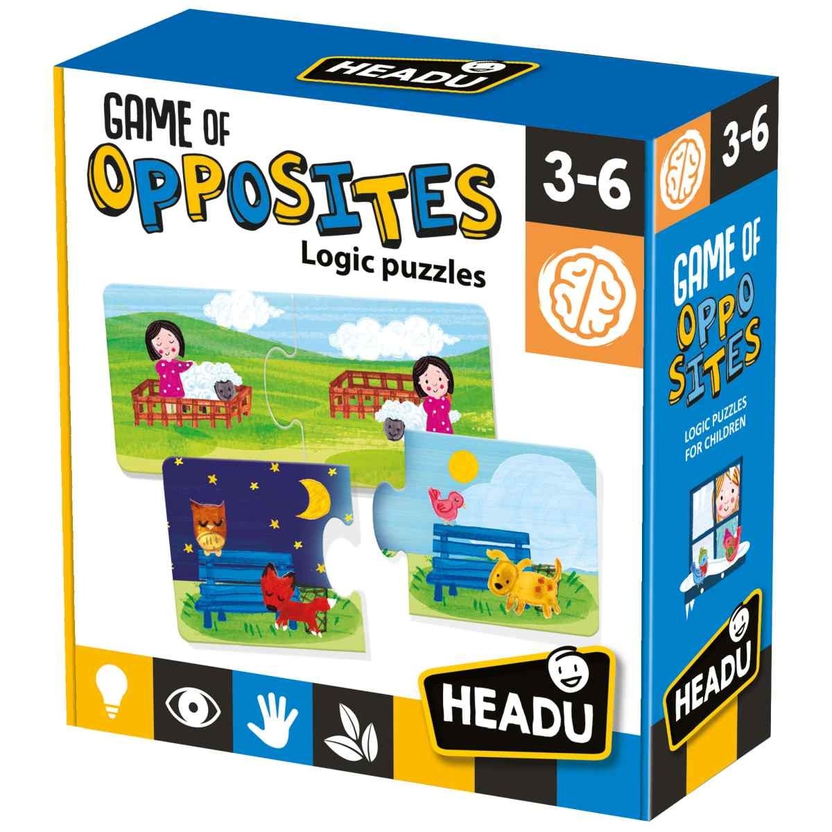 Headu Opposites Puzzles for Kids Logical Thinking and Problem-Solving Educational Game