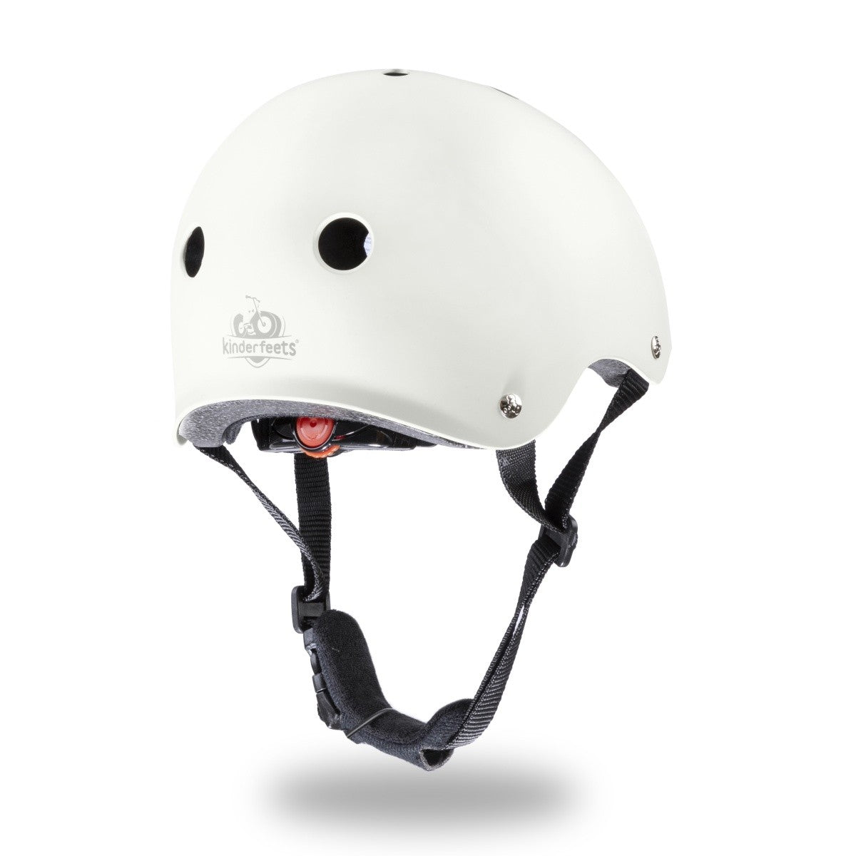 Kinderfeets Toddler Bike Safety Helmet for Kids Matte White