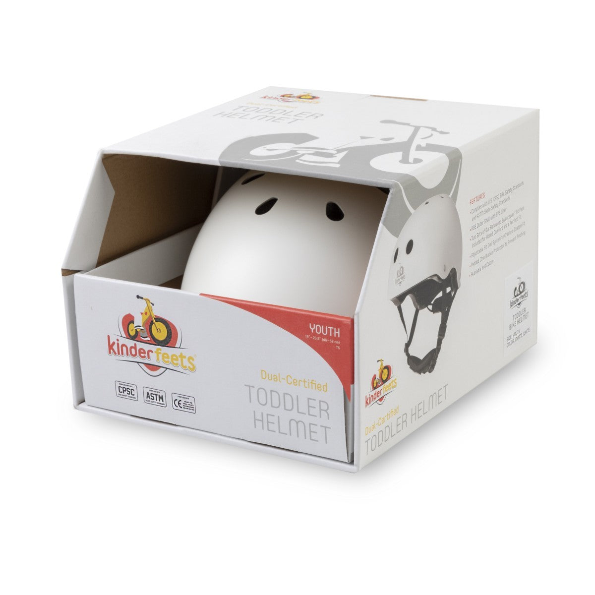 Kinderfeets Toddler Bike Helmet Adjustable Safety Helmet