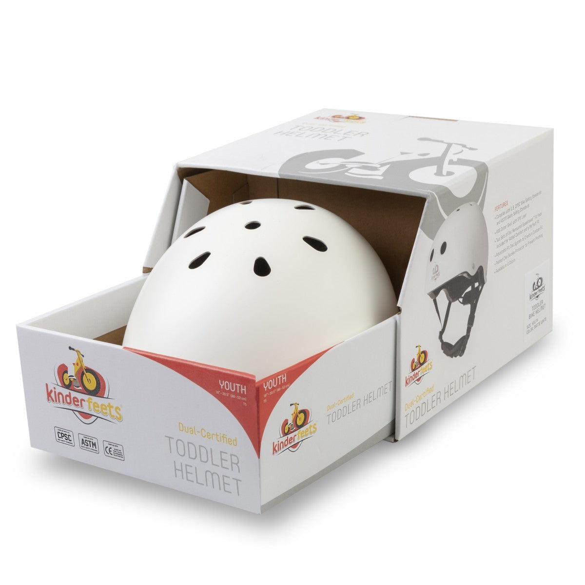 Kinderfeets Toddler Bike Helmet Adjustable Safety Helmet