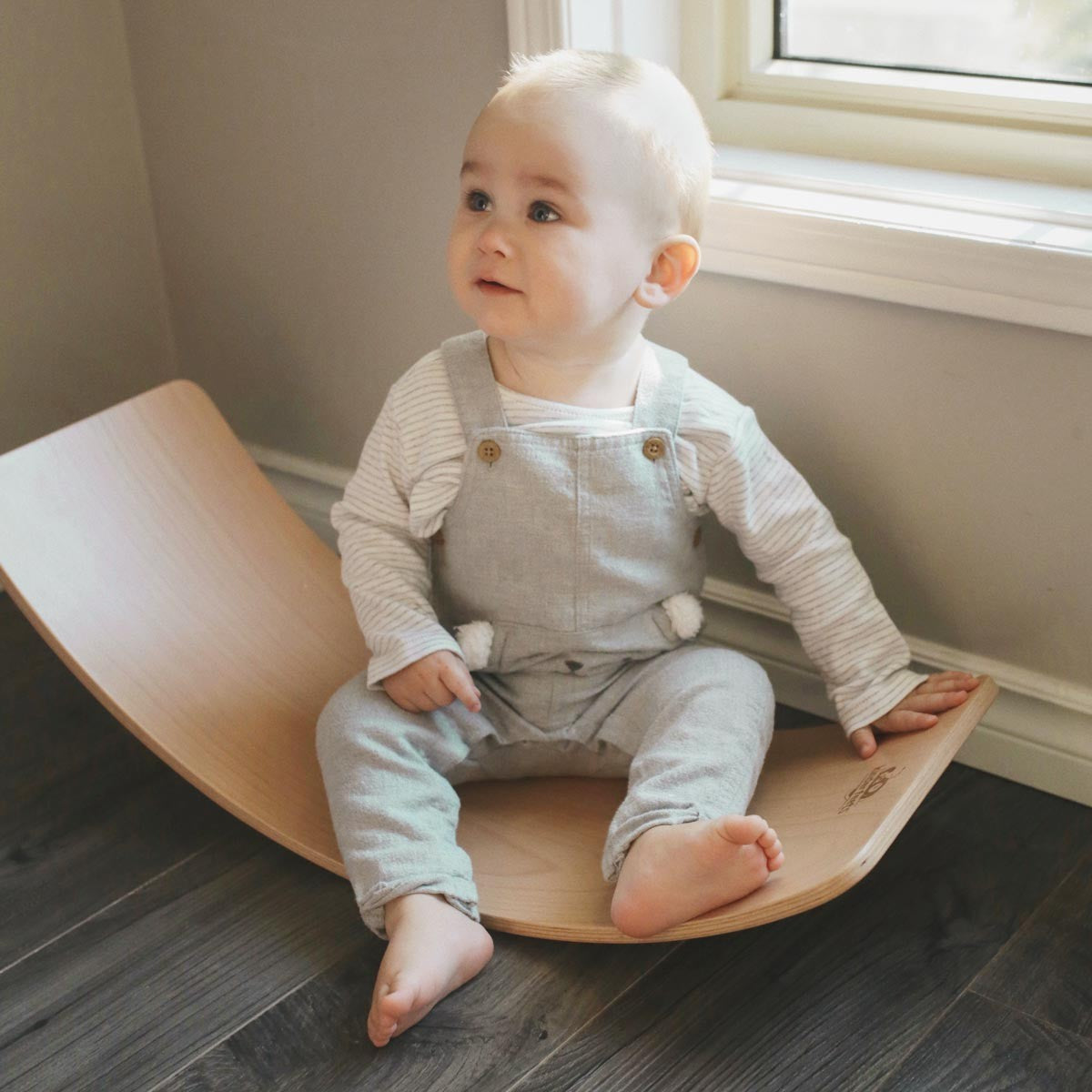 Kinderfeets Kinderboard LITE Natural Wooden Balance Board for Kids