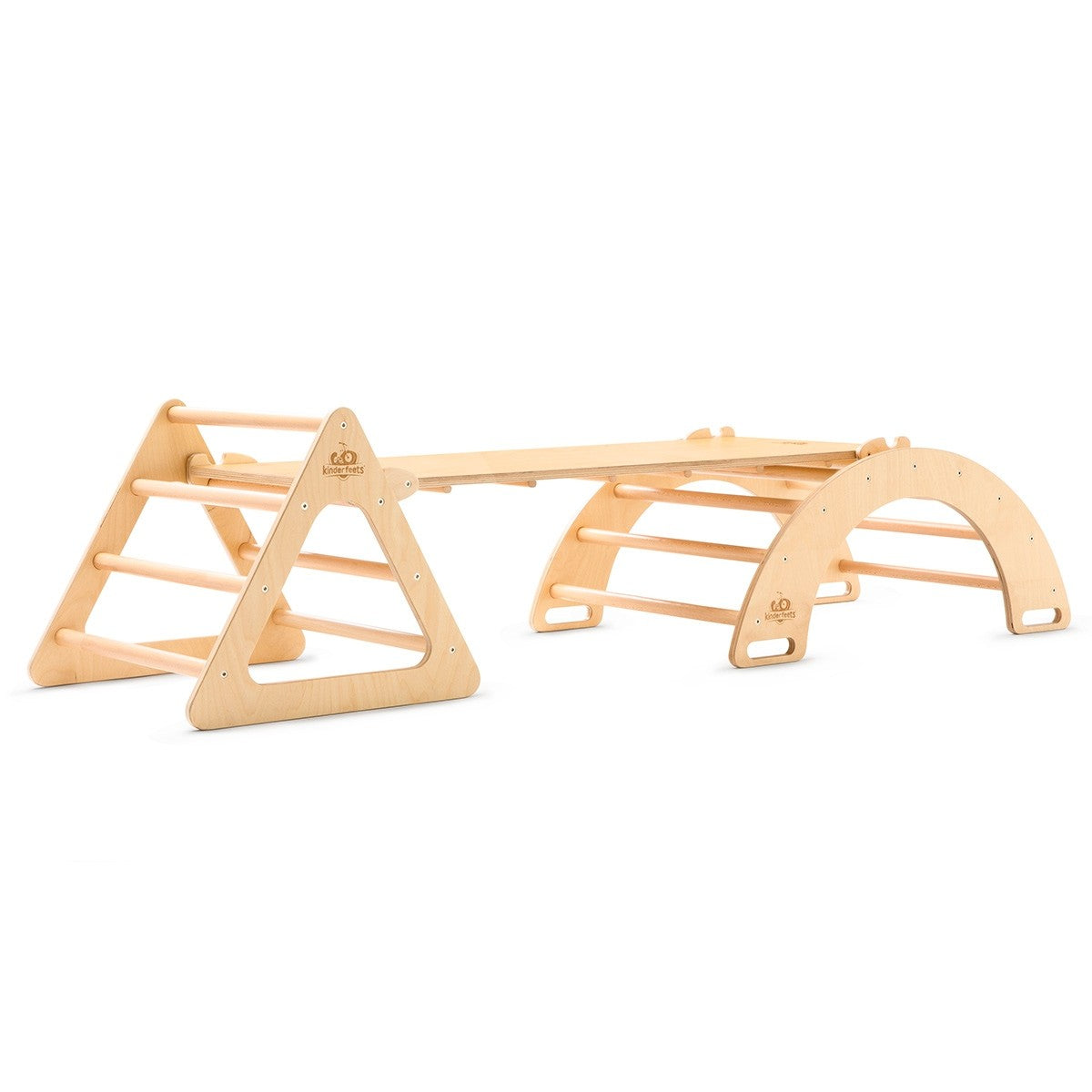 Kinderfeets Pikler Small Triangle Wooden Climber for Toddlers