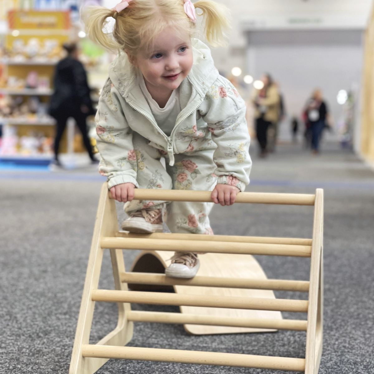 Kinderfeets Pikler Small Triangle Wooden Climber for Toddlers