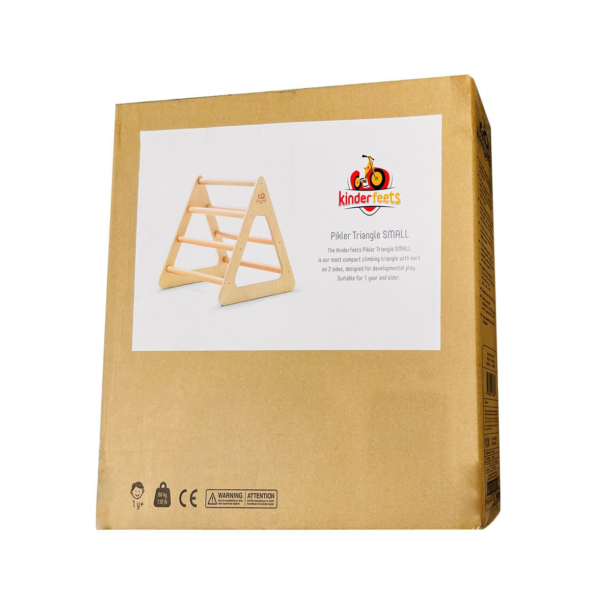 Kinderfeets Pikler Small Triangle Wooden Climber for Toddlers