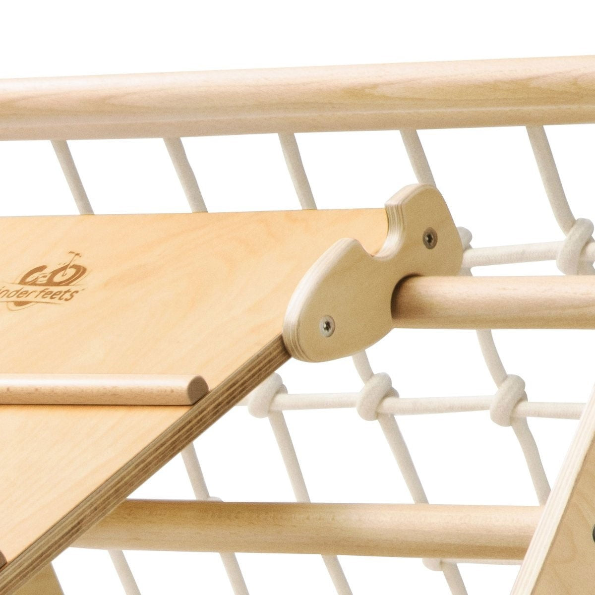 Kinderfeets Pikler Ramp & Slide Reversible Wooden Climbing Accessory for Toddlers