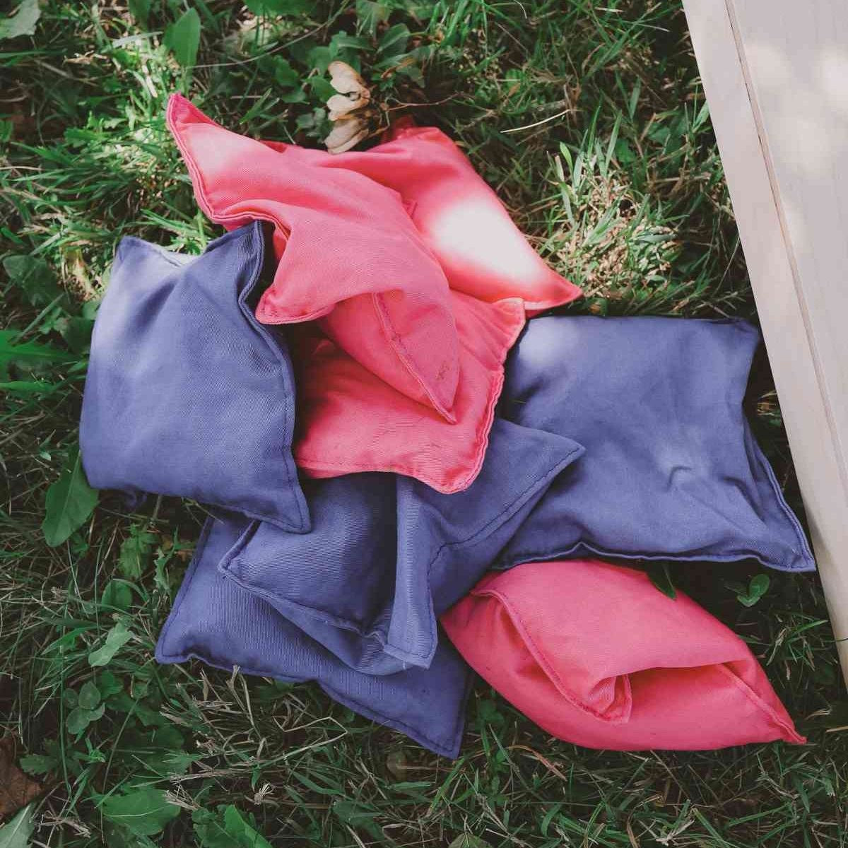 Kinderfeets Outdoor Cornhole Toss Backyard Lawn Game for Family Fun