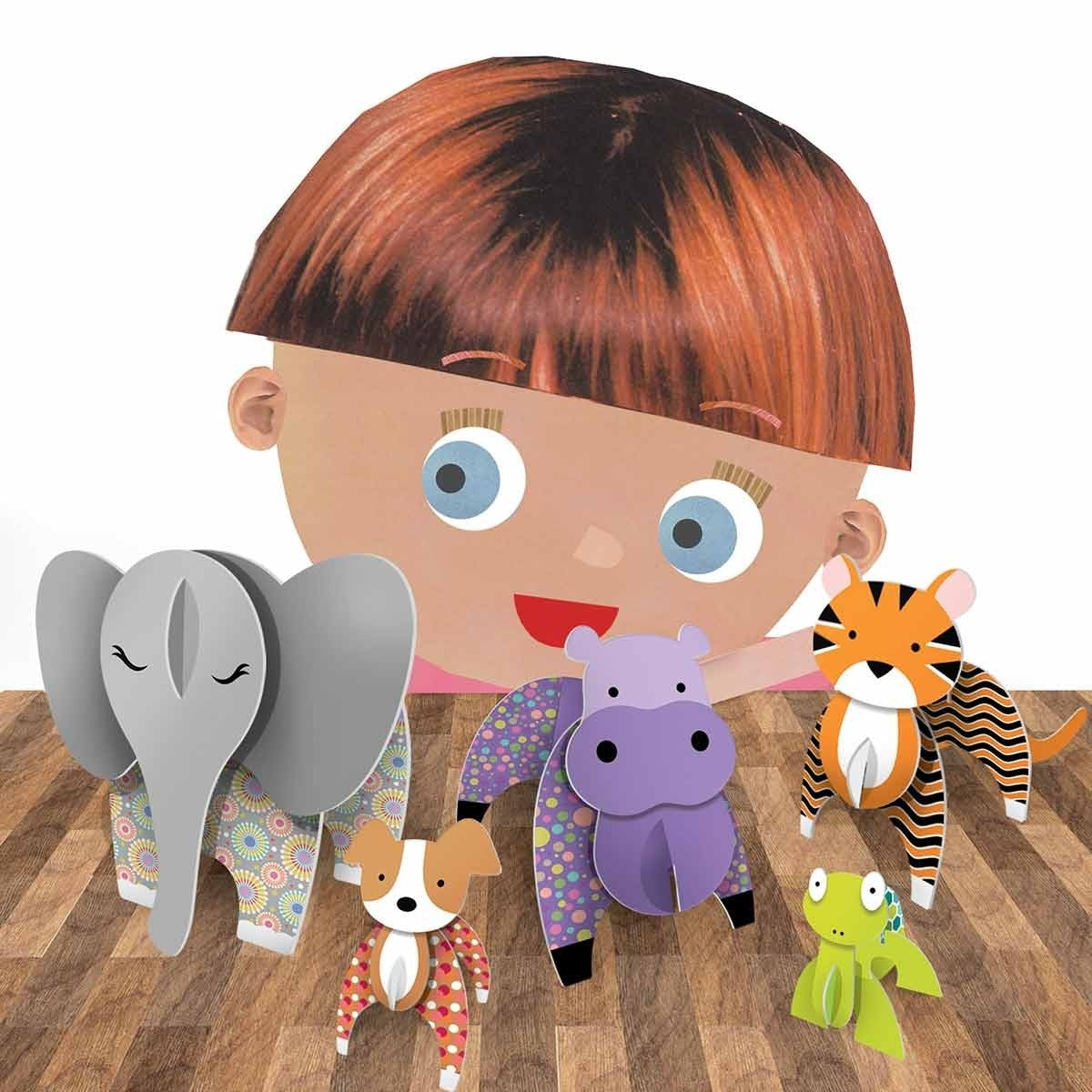 Headu Make 3D Animals Creative Craft Assembly Kit for Kids