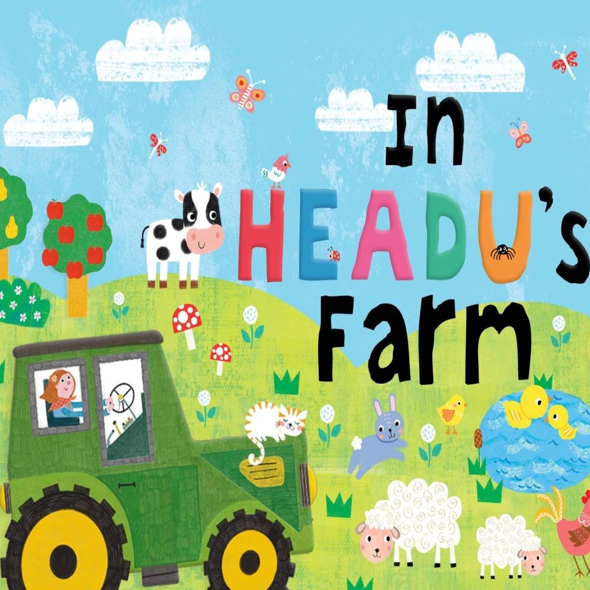 Headu Farm Puzzle with Stickers Educational Game for Toddlers