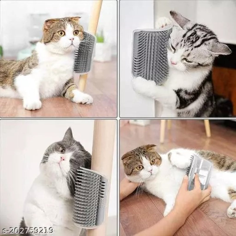 Hansona 2PCs Pet Self Grooming Brush