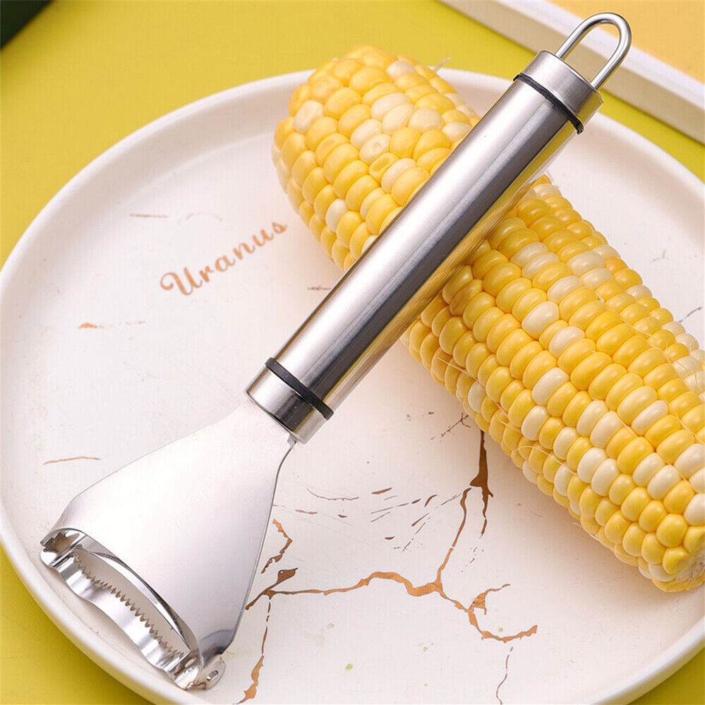 Hansona One-Step Kitchen Corn Peeler Striper Thresher Cutter Tool