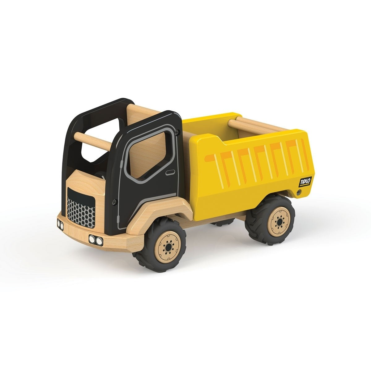 Tidlo Tipper Truck Toy with Chunky Rubber Tires for Pretend Play