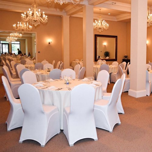 VEVOR 100PCS White Folding Chair Covers Stretch Spandex Removable Washable