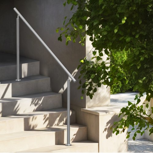 VEVOR 59 inch Outdoor Stair Handrails Stainless Steel Porch Deck Rail Kit