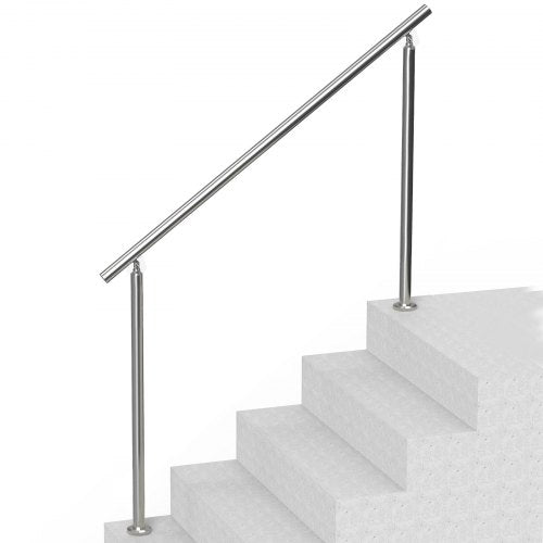 VEVOR 59 inch Outdoor Stair Handrails Stainless Steel Porch Deck Rail Kit
