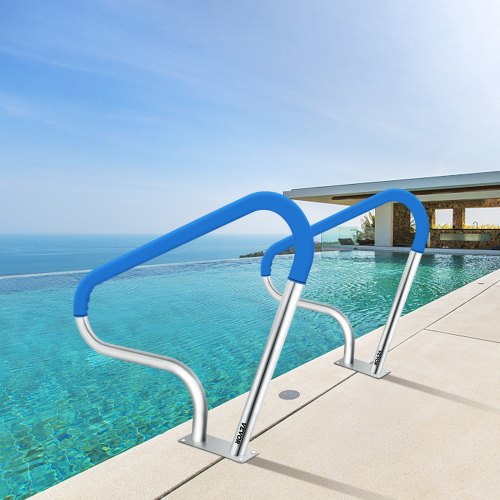 VEVOR Pool Handrail 4 ft Stainless Steel 98.9x81.3 cm Railing Cover
