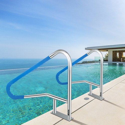 VEVOR Pool Handrail 4 ft Stainless Steel 139.7x81.2 cm Railing Cover