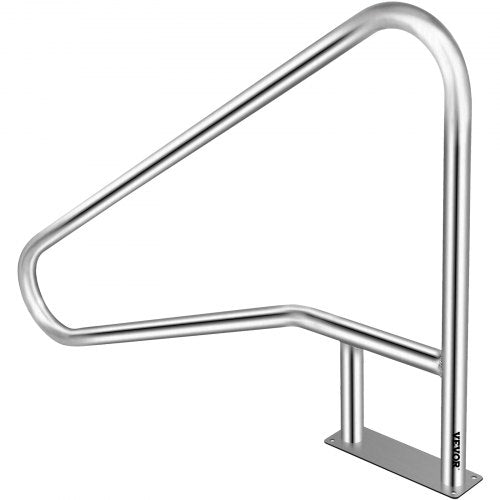 VEVOR Pool Handrail 4 ft Stainless Steel 139.7x81.2 cm Railing Cover