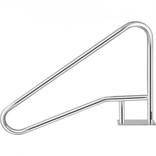 VEVOR Pool Handrail 4 ft Stainless Steel 139.7x81.2 cm Railing Cover