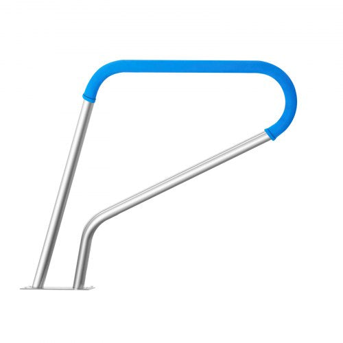 VEVOR Stainless Steel Pool Handrail 39 x 32 inch Rust Proof Grab Bar with Grip