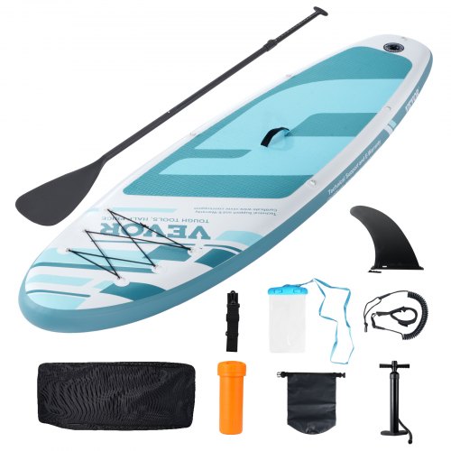 VEVOR Inflatable Stand Up Paddle Board 3048x838x152 mm Wide SUP with Accessories
