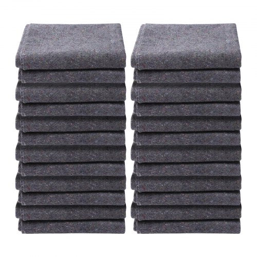 VEVOR 12 Pack Moving Blankets Cotton Heavy Duty Shipping Pads 1829x1372 mm