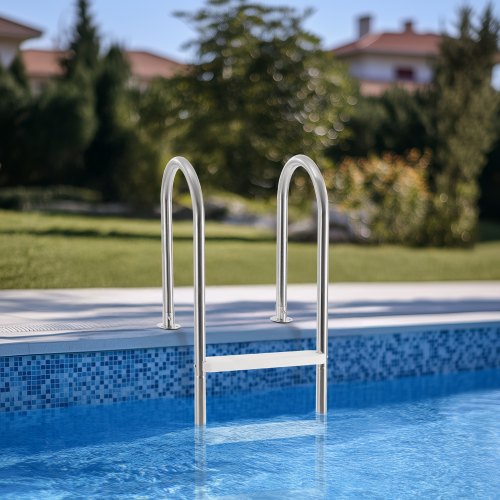 VEVOR Swimming Pool Ladder 4 Step Stainless Steel Double Handrails with 120 kg Load