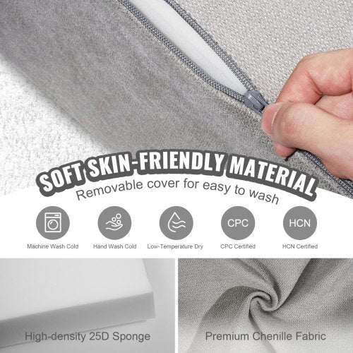 VEVOR 4Pcs Kids Couch Modular Sofa Bed Sectional Playroom Furniture