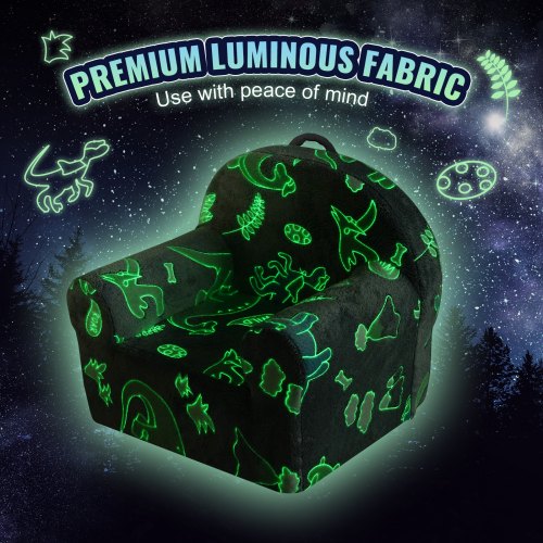VEVOR Kids Chair Glow in the Dark Toddler Sofa Bed Armchair Playroom