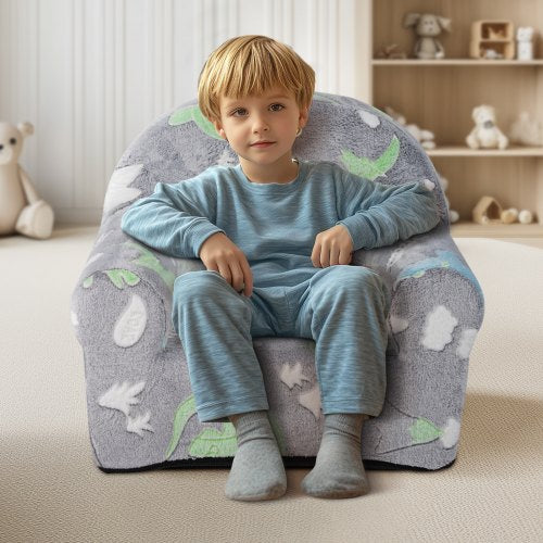VEVOR Kids Chair Glow in the Dark Toddler Sofa Bed Armchair Playroom
