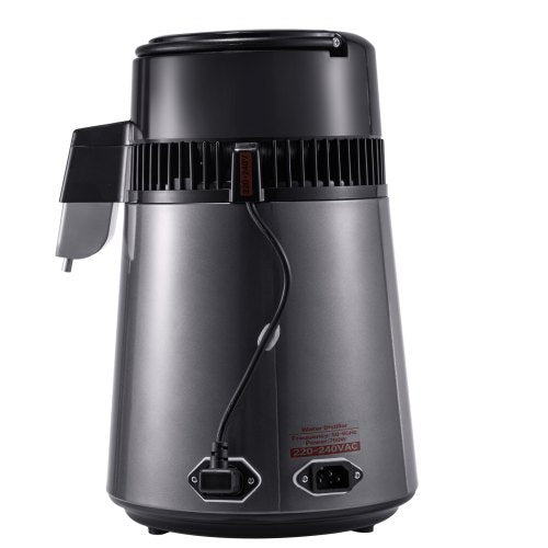 VEVOR 4L Distilled Water Machine 0.88 Gal Countertop Water Distiller - Grey
