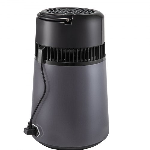 VEVOR 4L Distilled Water Machine 0.88 Gal Countertop Water Distiller - Grey